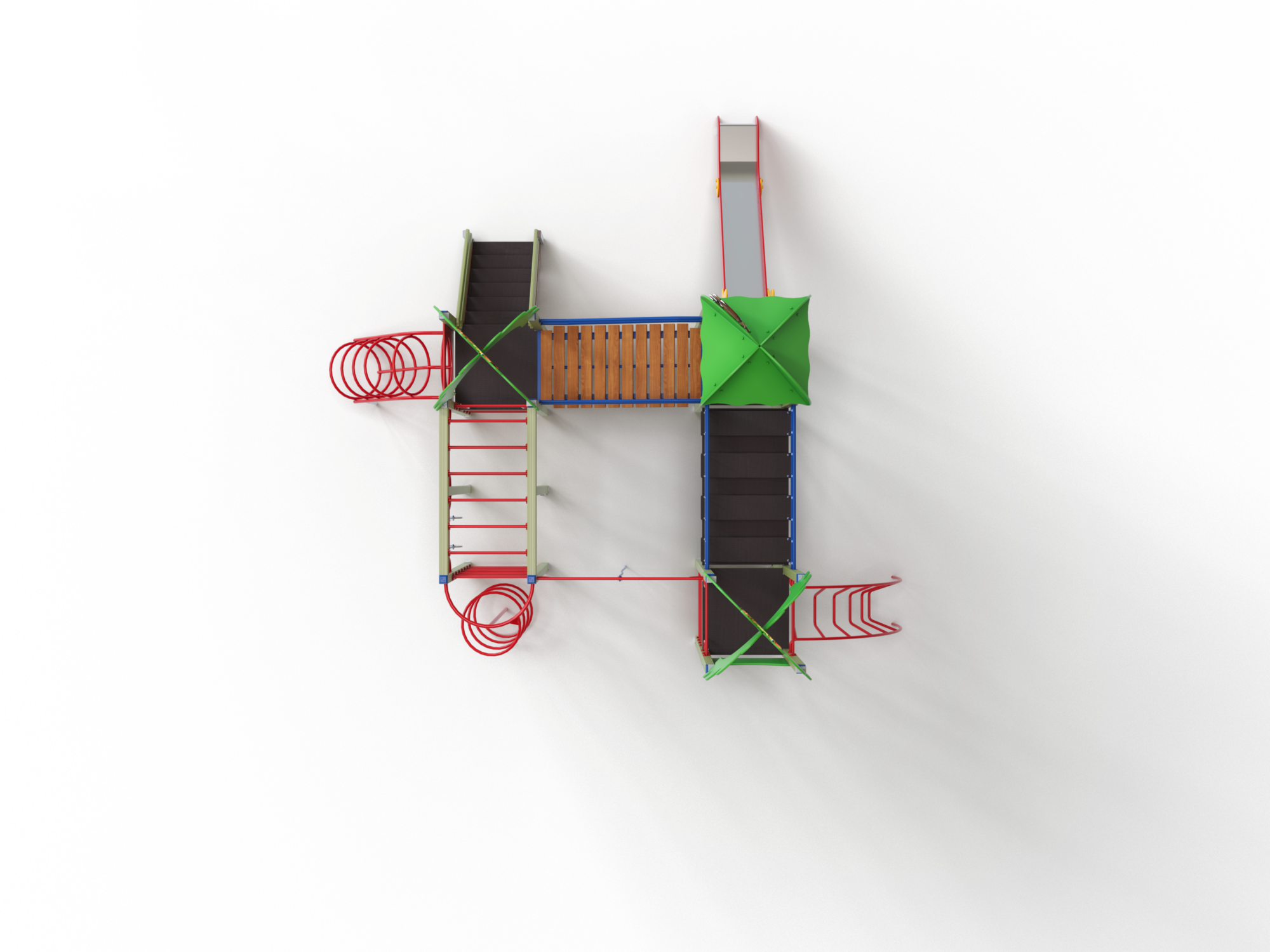 ДИК 3.215-ДЕРЕВО Детский игровой комплекс Н=1500 мм