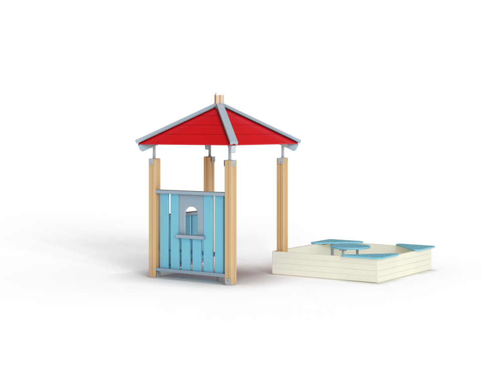 МФ 5.11-В2 Домик беседка с песочницей