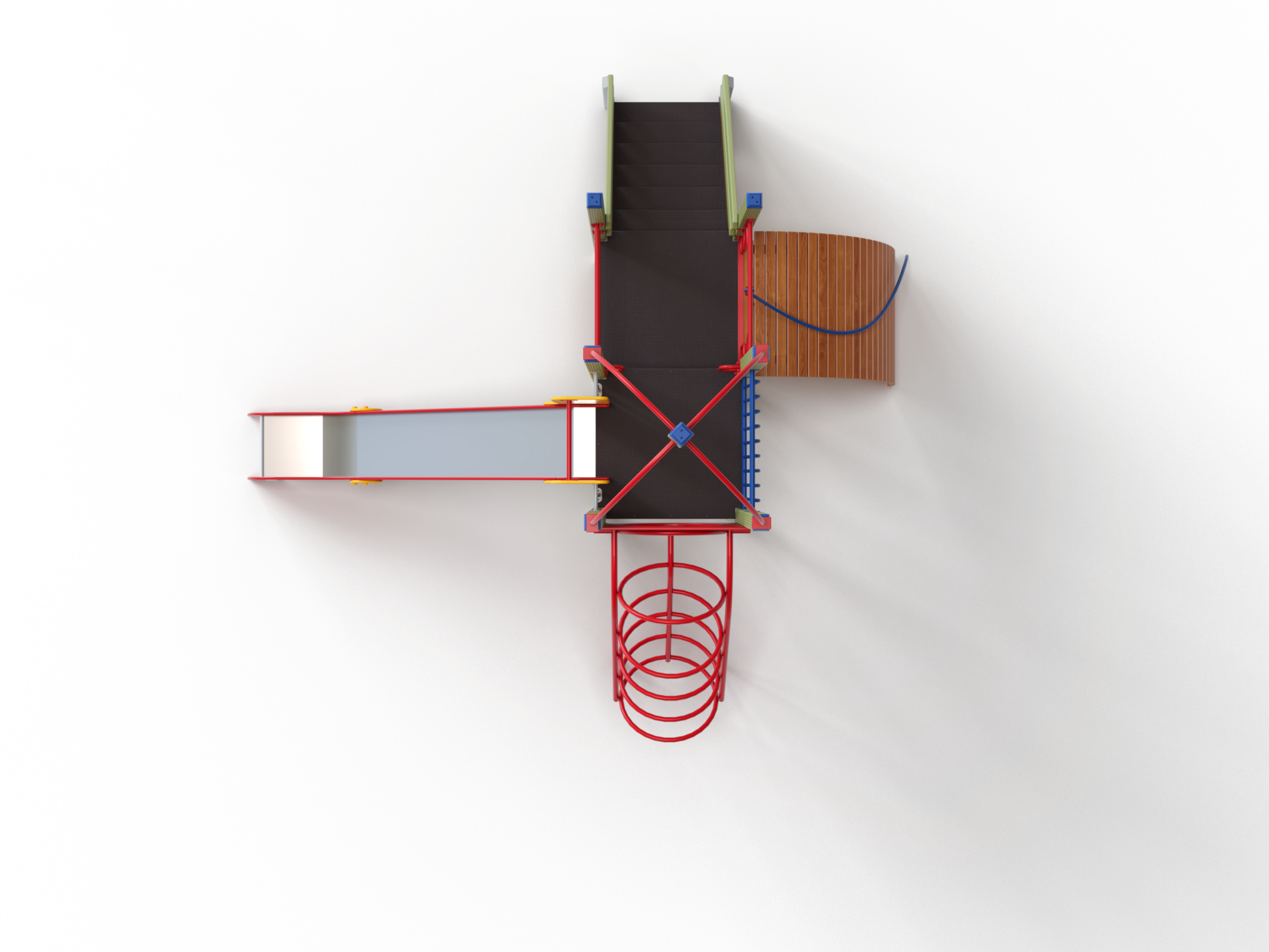 ДИК 1.226-ДЕРЕВО Детский игровой комплекс Н=1500