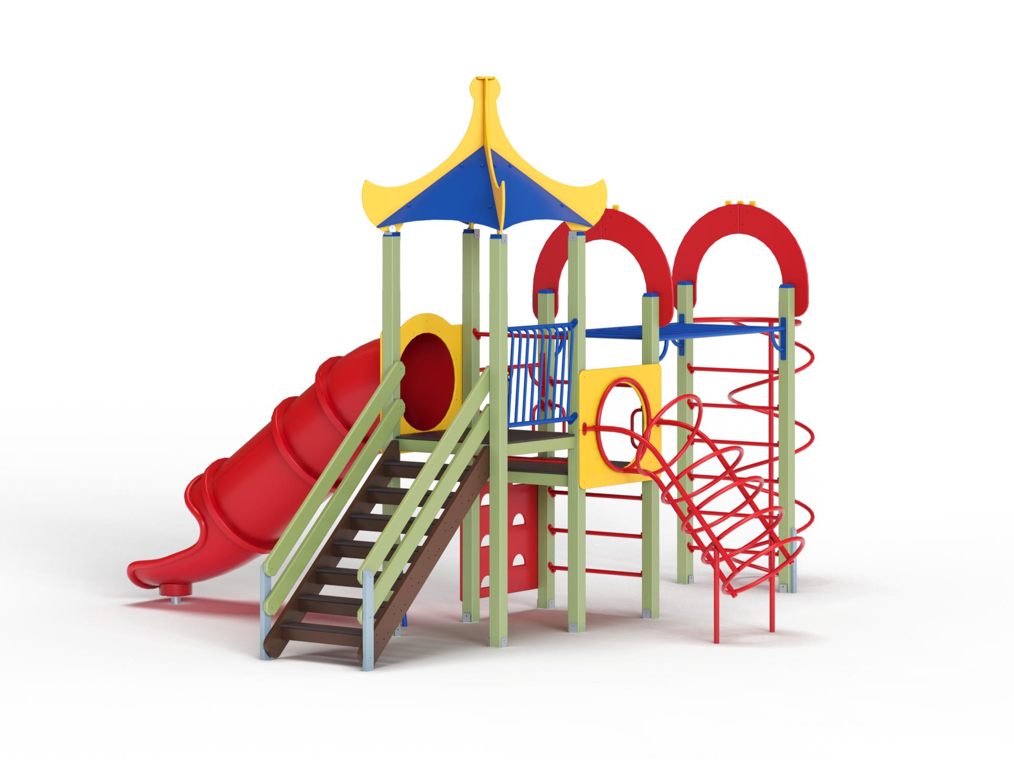 ДИК 1.253-ДЕРЕВО Детский игровой комплекс Н=1500