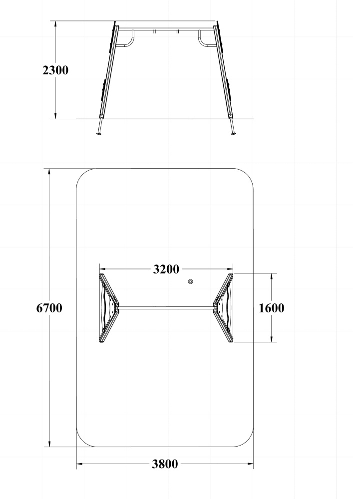 ДИО 1.044 Качели Космос (подвес в комплект не входит)