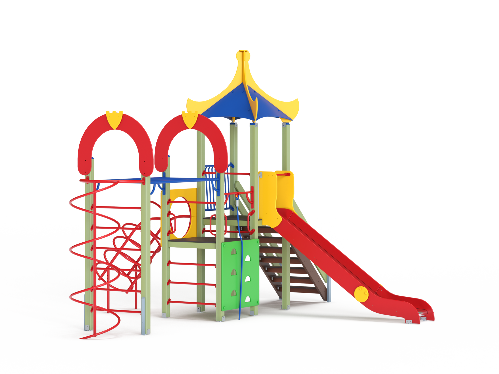 ДИК 1.251-ДЕРЕВО Детский игровой комплекс Н=1500