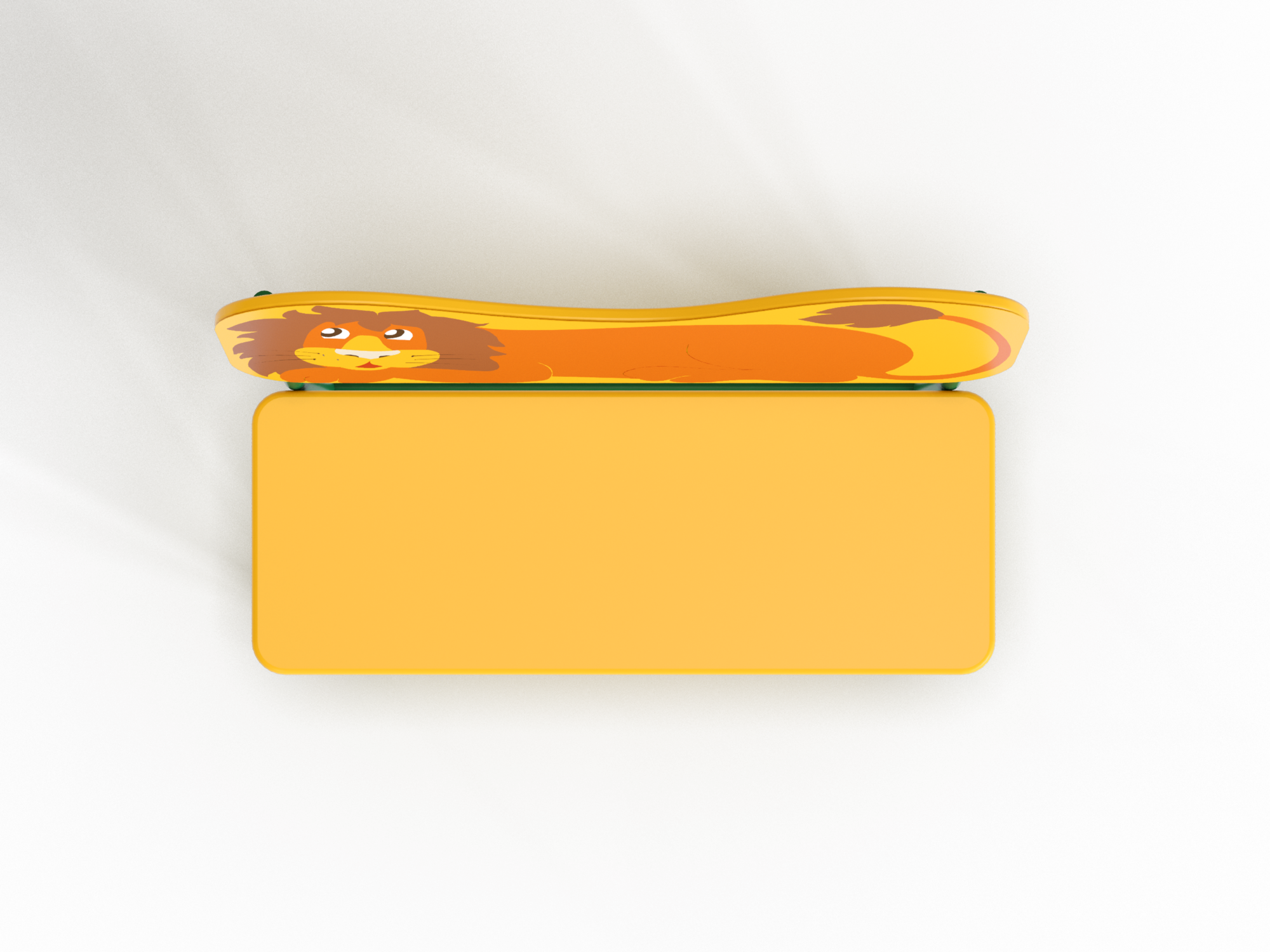 МФ 1.26 Лавочка со спинкой Львенок