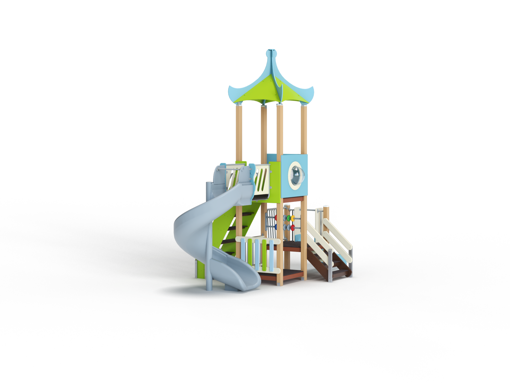 ДИК 9.02-ДПК Детский игровой комплекс Н=700 мм, 1800 мм