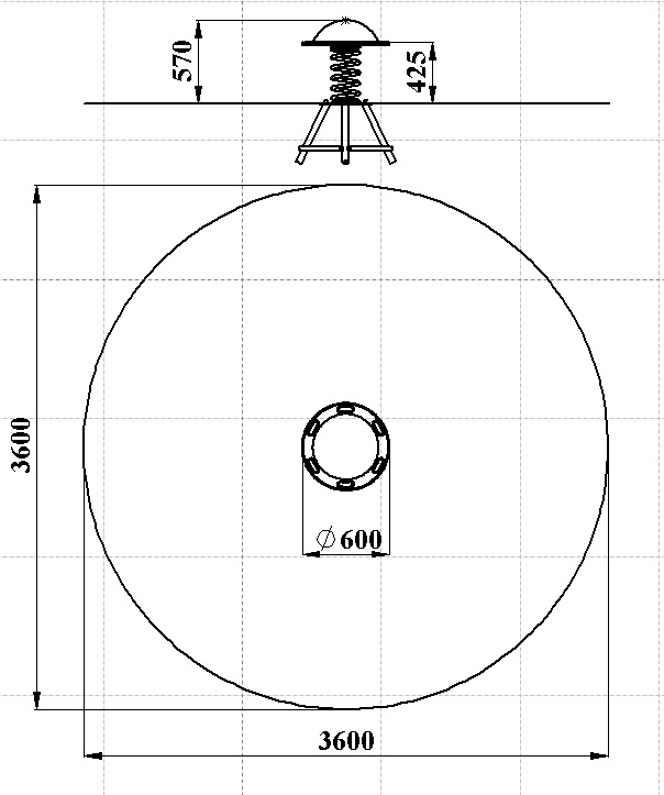 ДИО 4.606 Качалка сфера на пружине