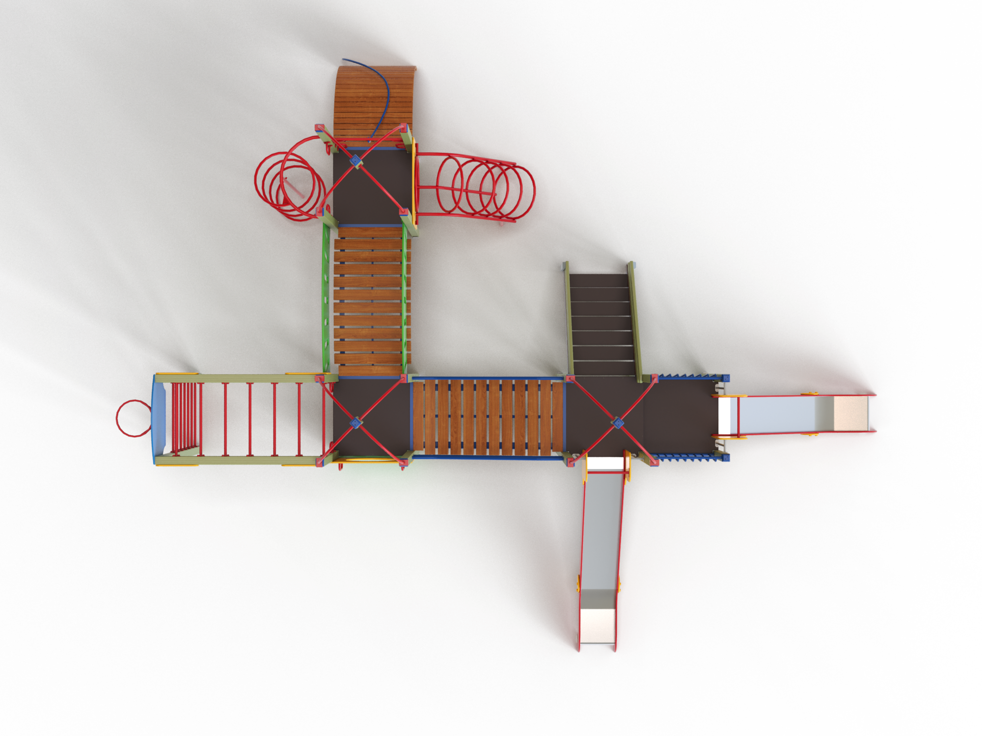 ДИК 3.167-ДЕРЕВО Детский игровой комплекс Н=1200,1500 мм
