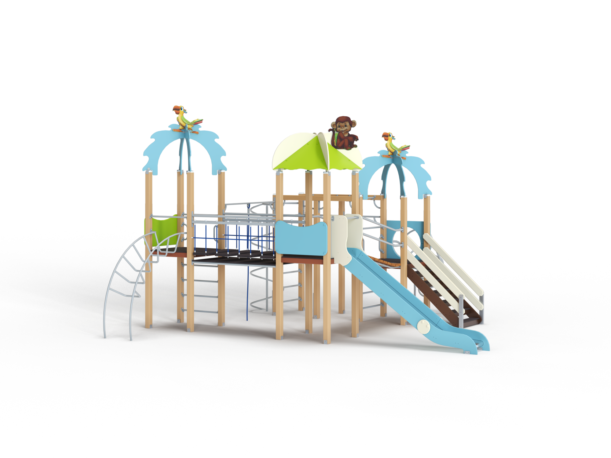 ДИК 3.215-ДПК Детский игровой комплекс Н=1500 мм