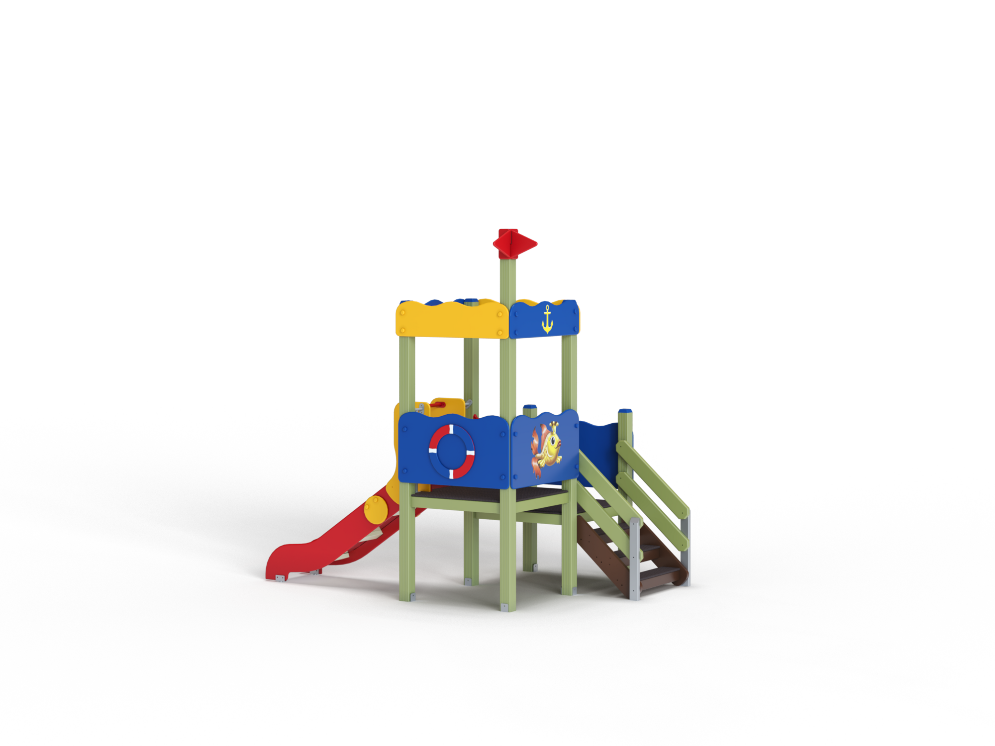 ДИК 2.136-ДЕРЕВО Детский игровой комплекс Н=900 мм