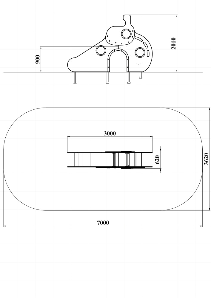 ДИО 5.121 Горка Н=900