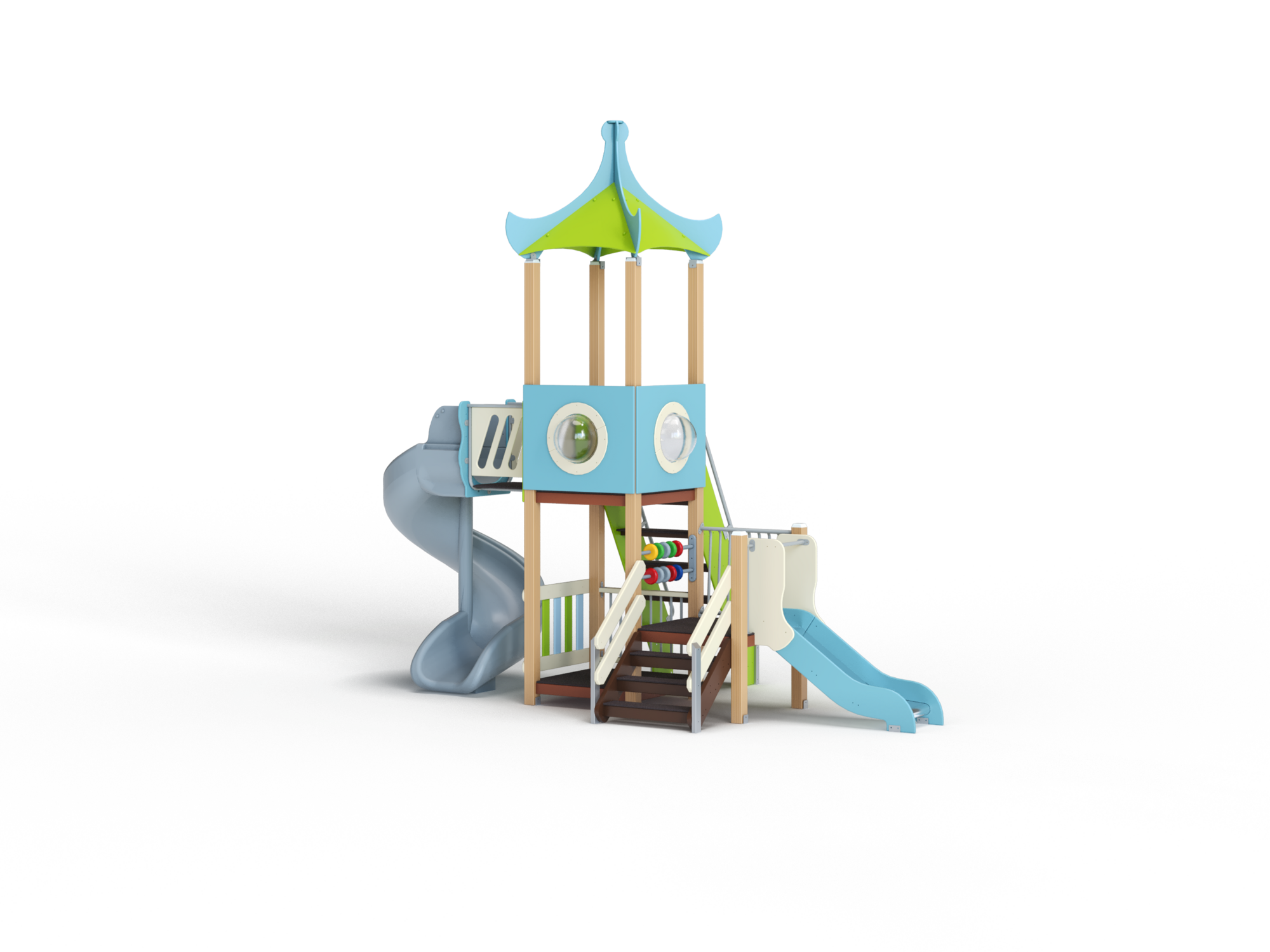 ДИК 9.02-ДПК Детский игровой комплекс Н=700 мм, 1800 мм