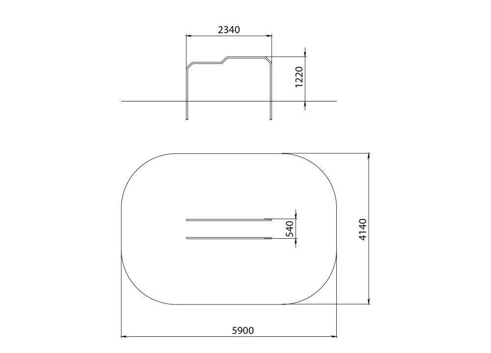 СО 8.50 Брусья с перепадом высот