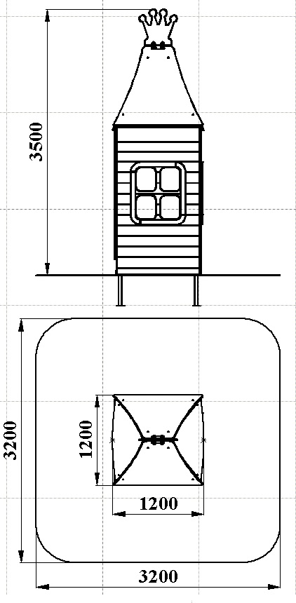 МФ 5.243-ДПК Домик-беседка