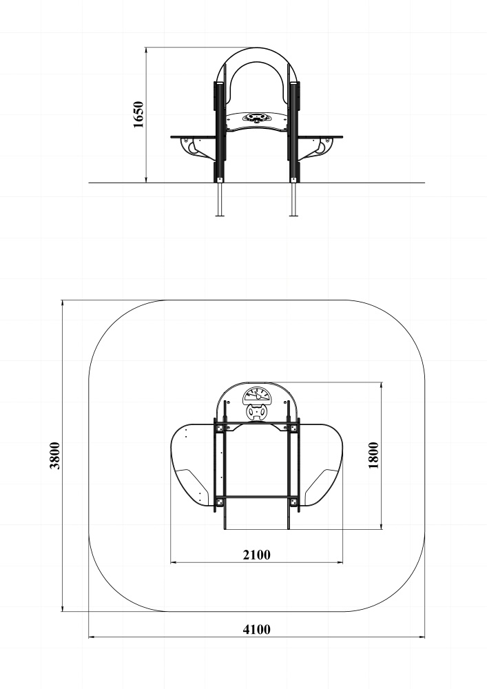 МФ 4.14-ДПК Самолетик столик