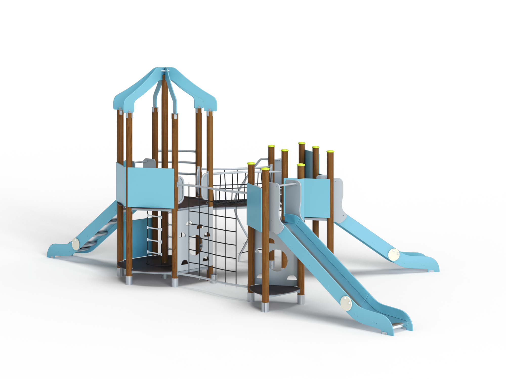 ДИК 4.19-К Детский игровой комплекс на круглых столбах Н=1500 мм