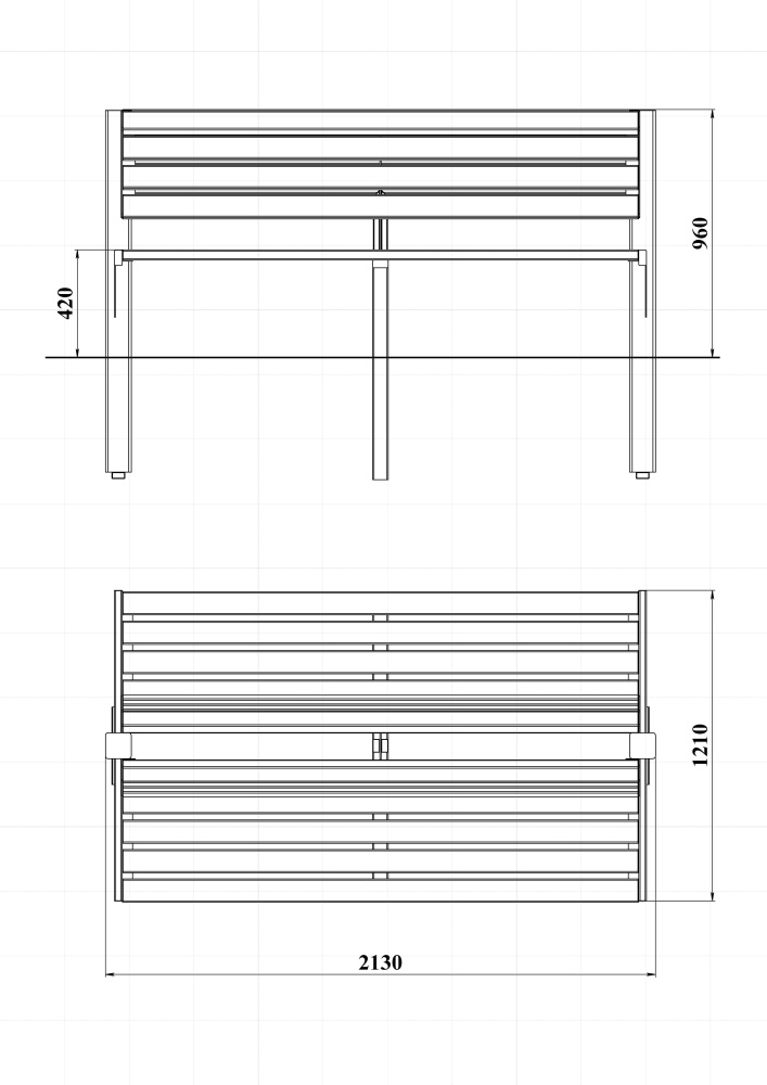 МФ 1.52 Лавочка Сити 2