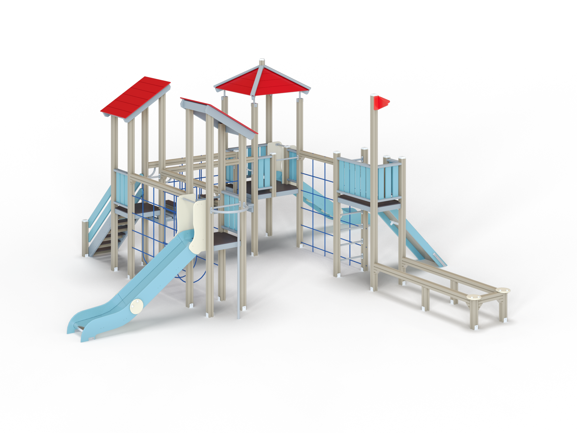 ДИК 4.301 Детский игровой комплекс Н=1200, 1500 мм