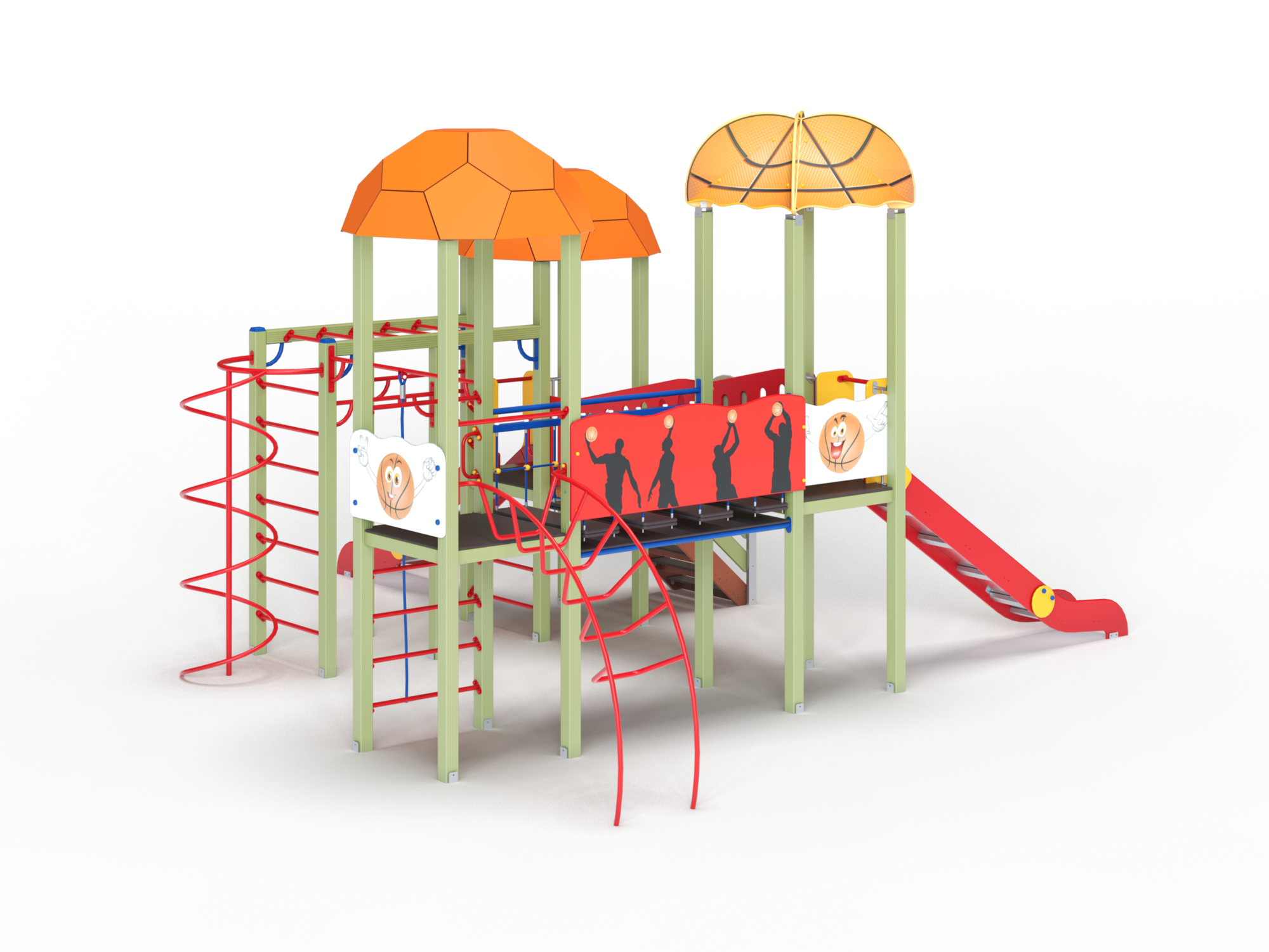 ДИК 3.201 Детский игровой комплекс Н=1200,1500 мм