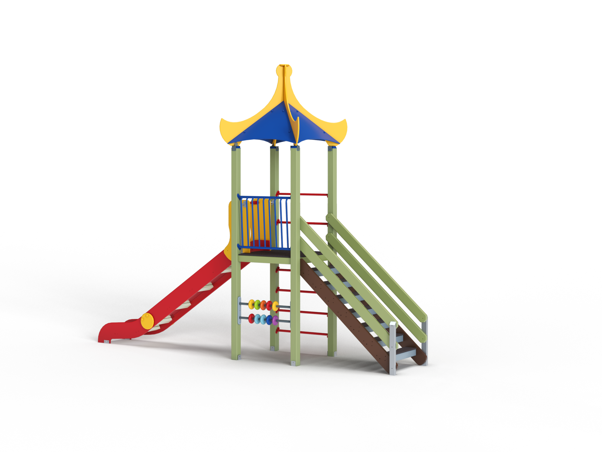 ДИК 1.013-ДЕРЕВО Детский игровой комплекс  Н=1500