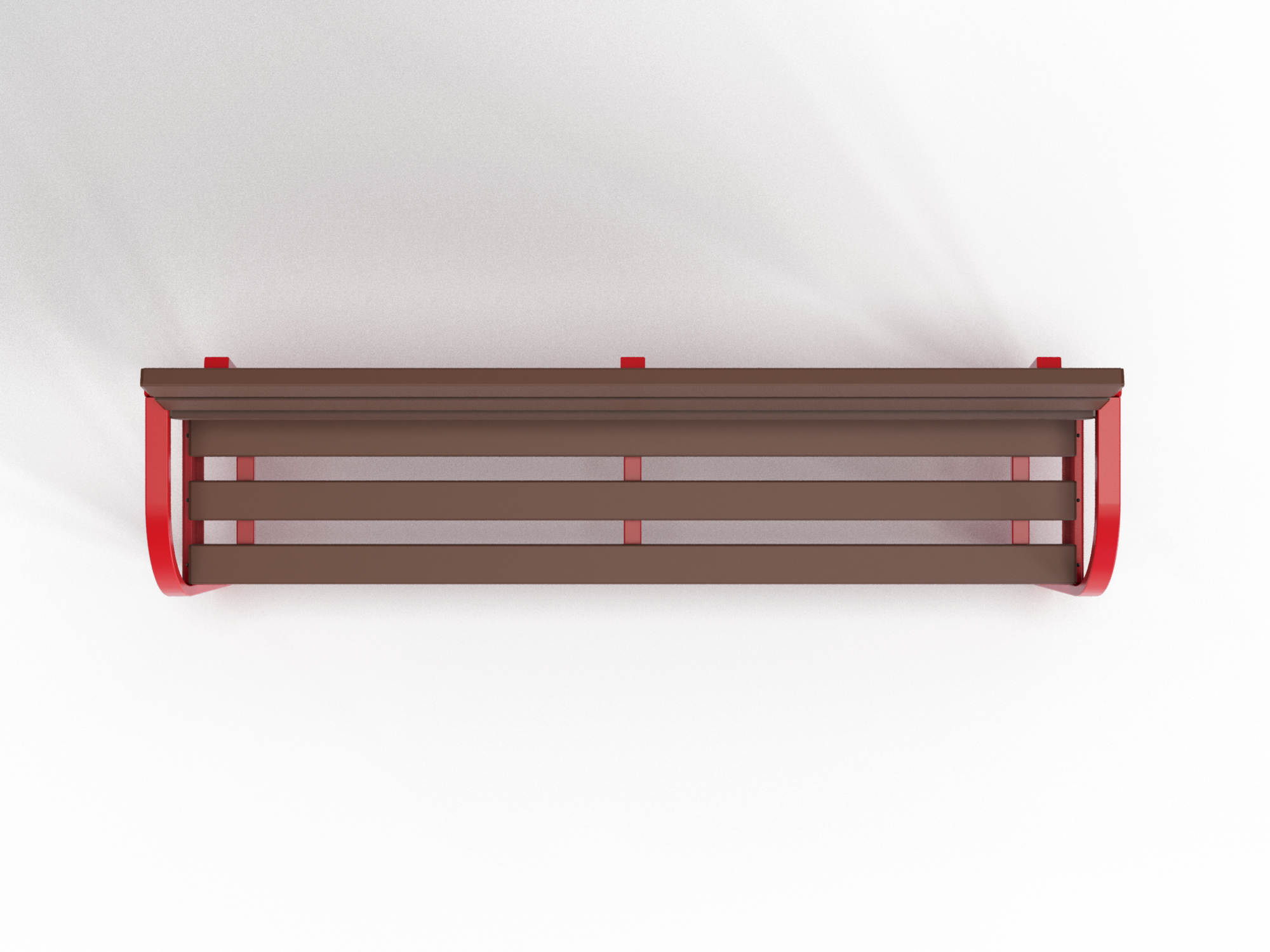 МФ 1.11 Лавочка со спинкой в разборе