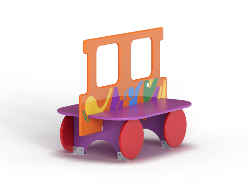 МФ 1.2021 Лавочка Вагончик Граффити 