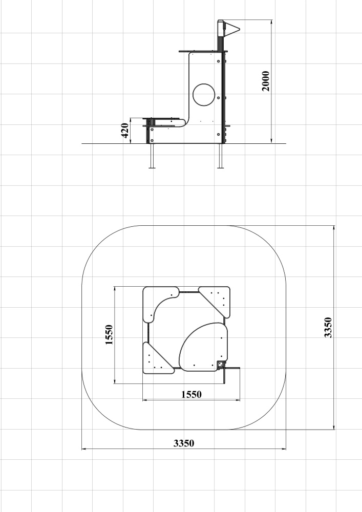 МФ 4.081-ДПК Песочница лодочка