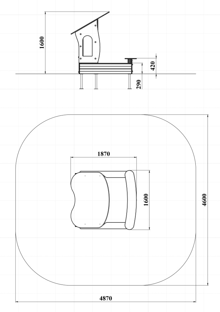 МФ 3.036-ДПК Песочница Боровичок 