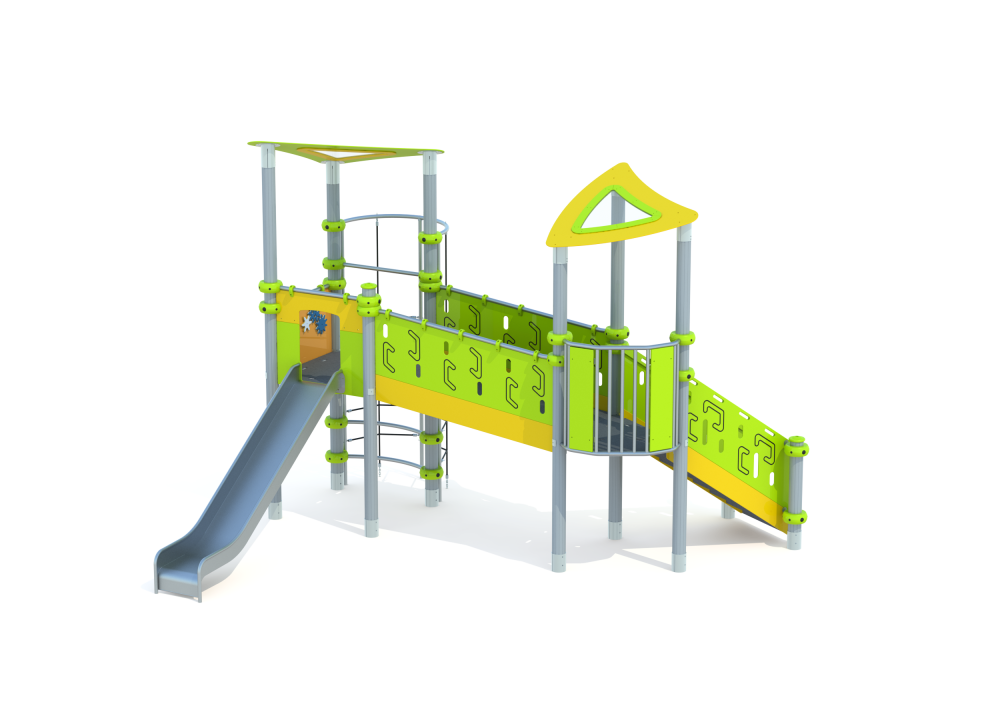 УК 7.214.01 Две башни с лазалками и горкой