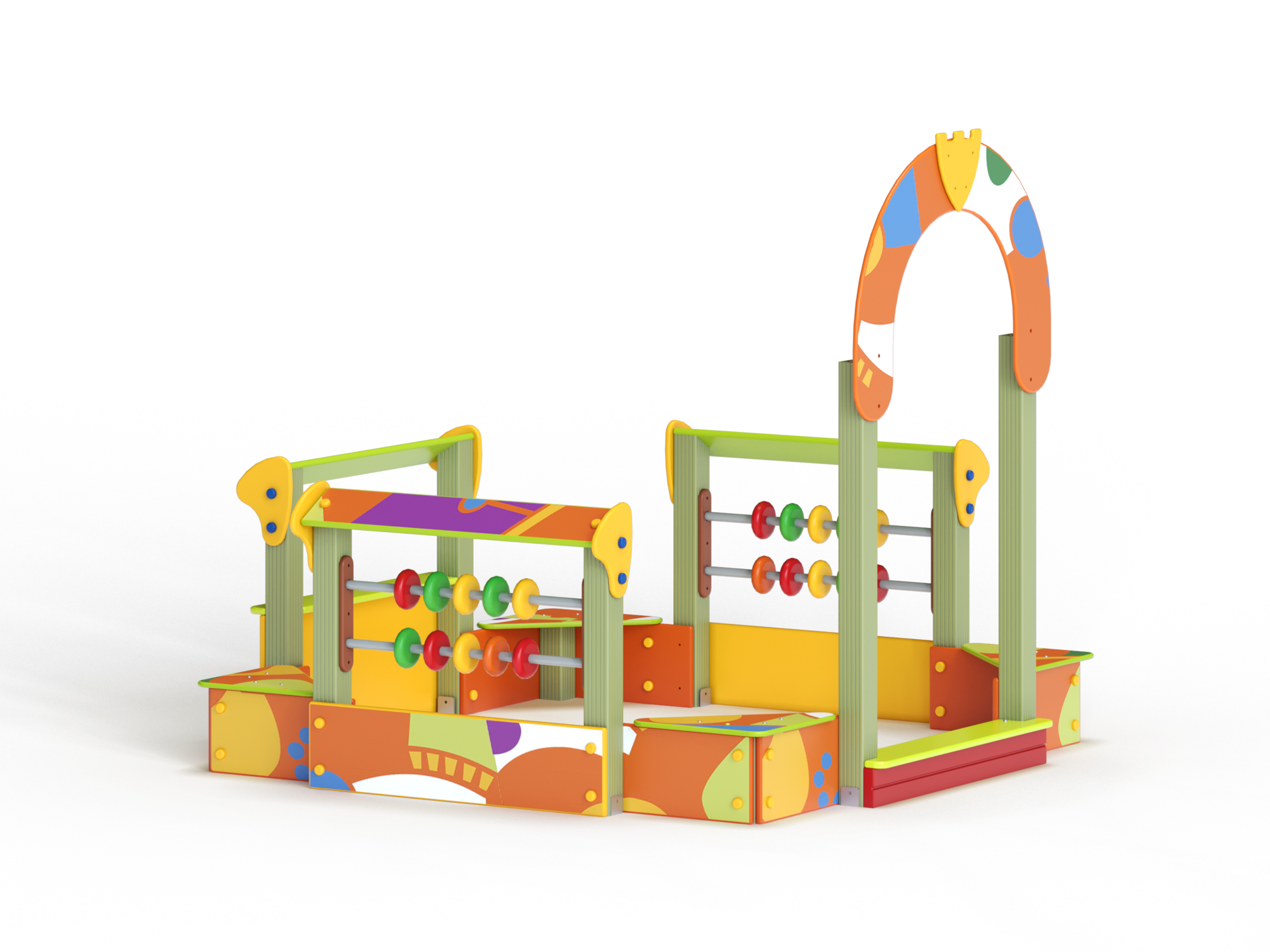 МФ 3.114 Песочница со счетами граффити 