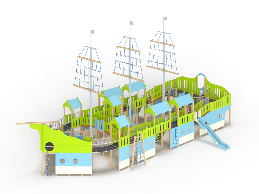 ДИК 7.062-ДЕРЕВО Детский игровой комплекс Н=1800 мм, 2000 мм