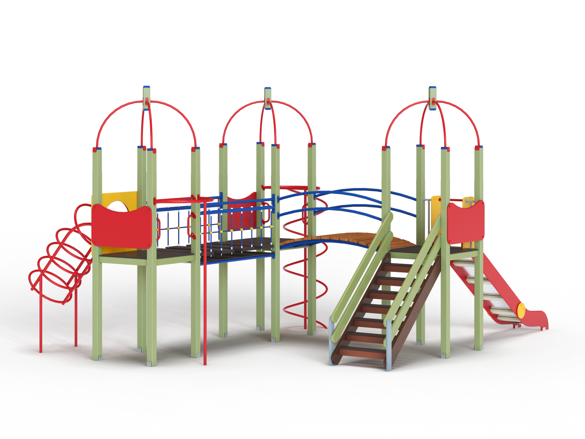 ДИК 3.165-ДЕРЕВО Детский игровой комплекс Н=1500 мм