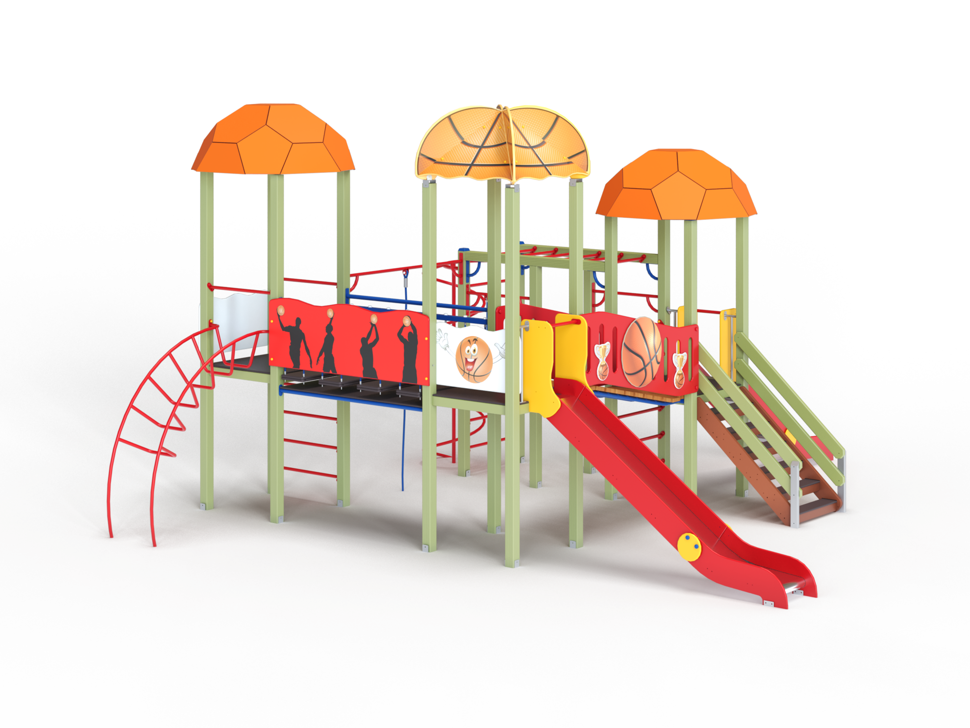 ДИК 3.201 Детский игровой комплекс Н=1200,1500 мм