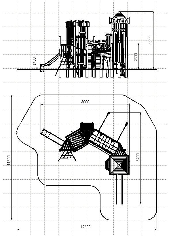 ДП 4.111-К Замок (5 м) средний
