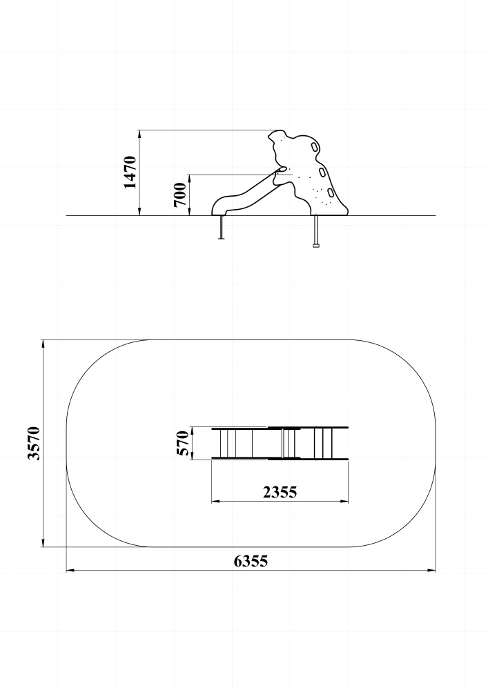 ДИО 5.07 Горка Н=700 мм