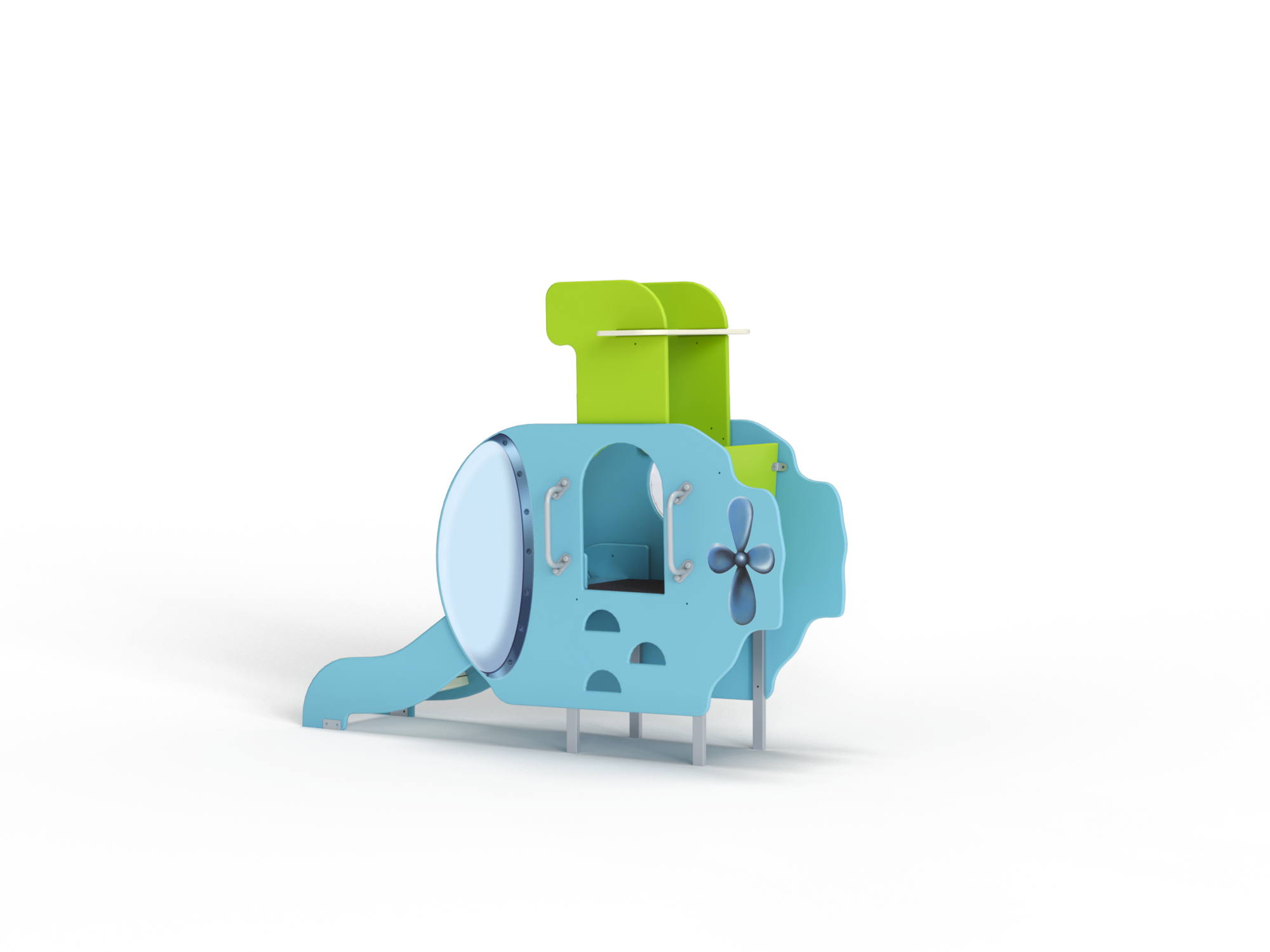 МФ 4.13 Подводная лодка с горкой Н=700 мм