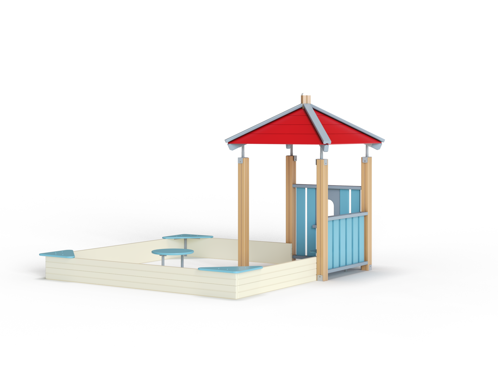 МФ 5.11-В3 Домик беседка с песочницей