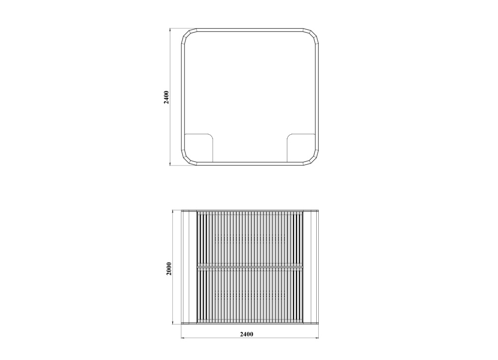 МФ 9.402 Беседка ДПК закрытая