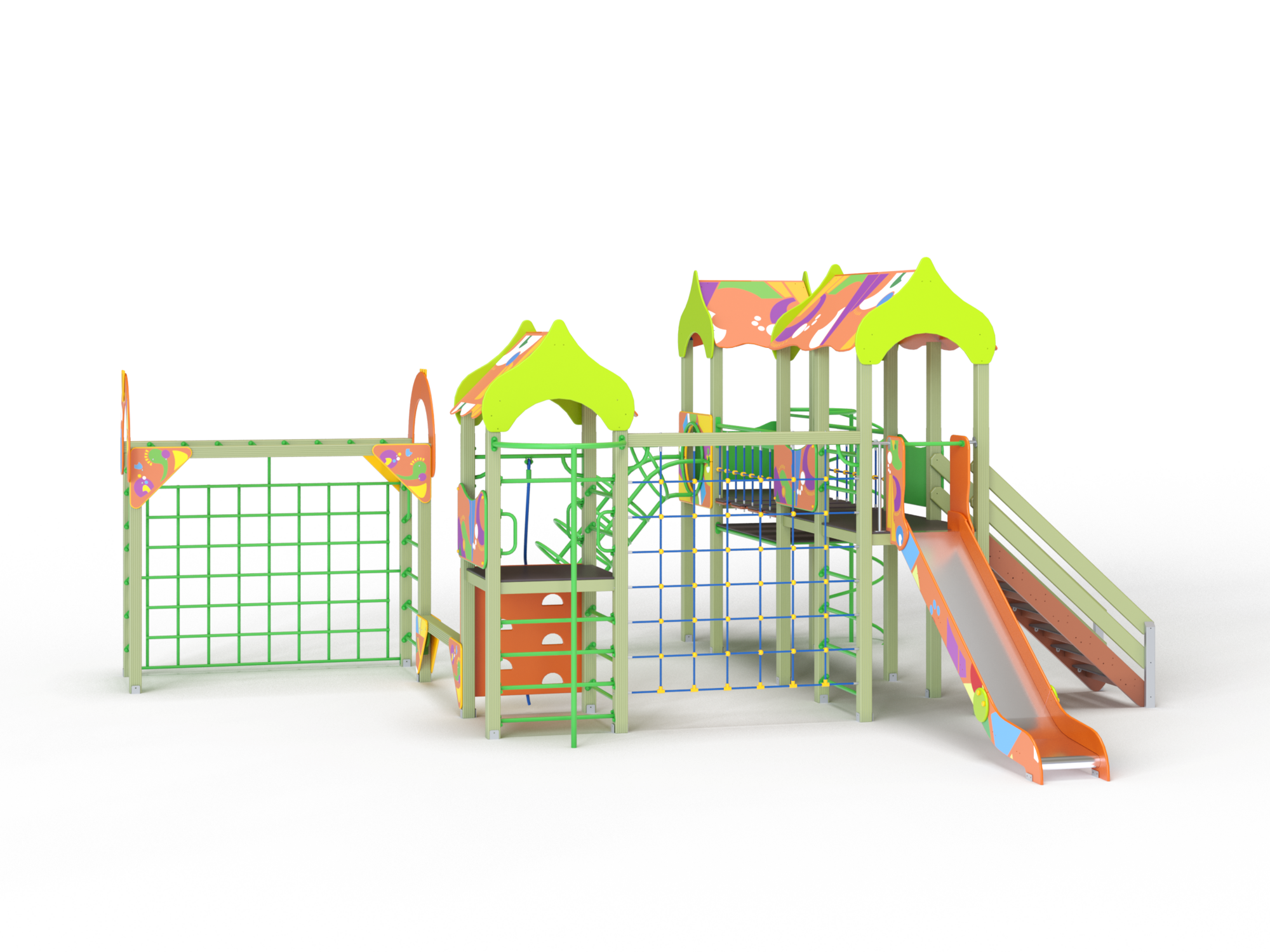 ДИК 3.181 Детский игровой комплекс Н=1500 мм граффити