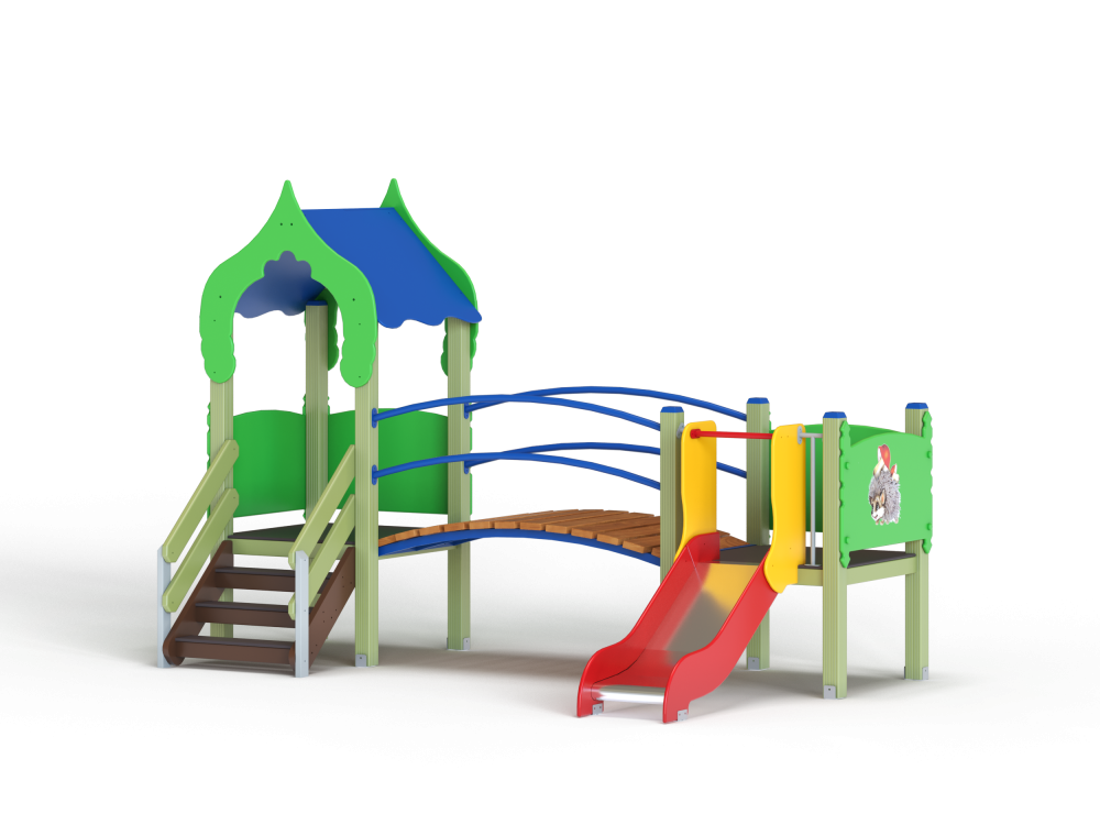 ДИК 2.094-ДЕРЕВО Детский игровой комплекс Н=700 мм