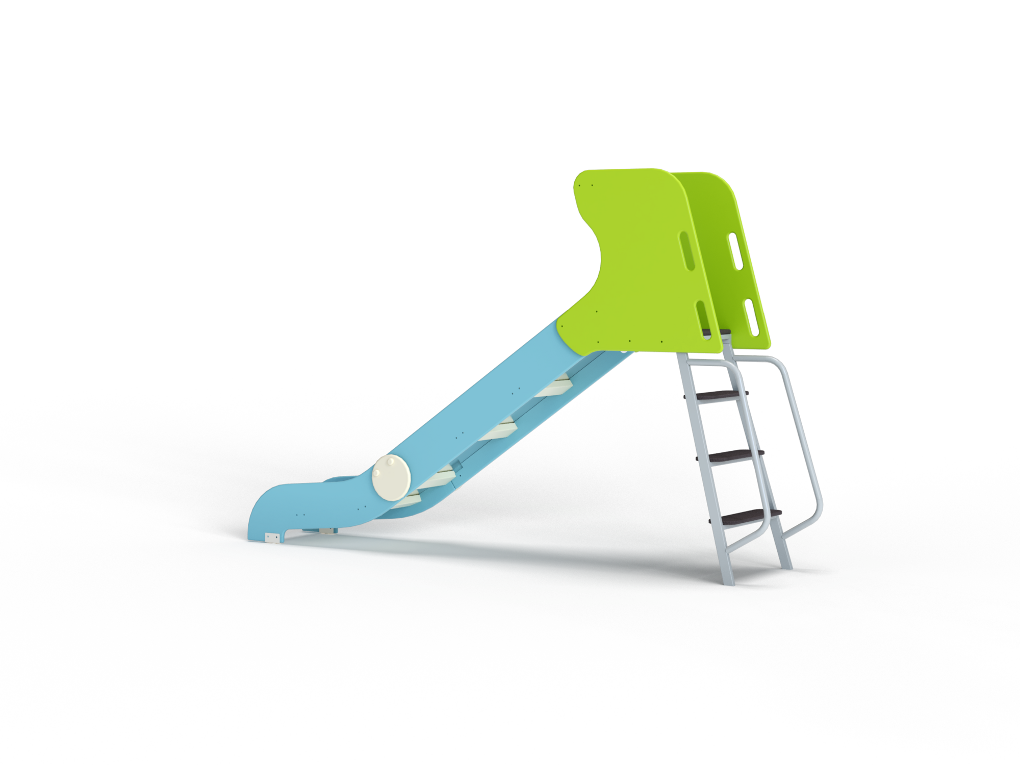 ДИО 5.032 Горка с металлическими  перилами H=1200 мм