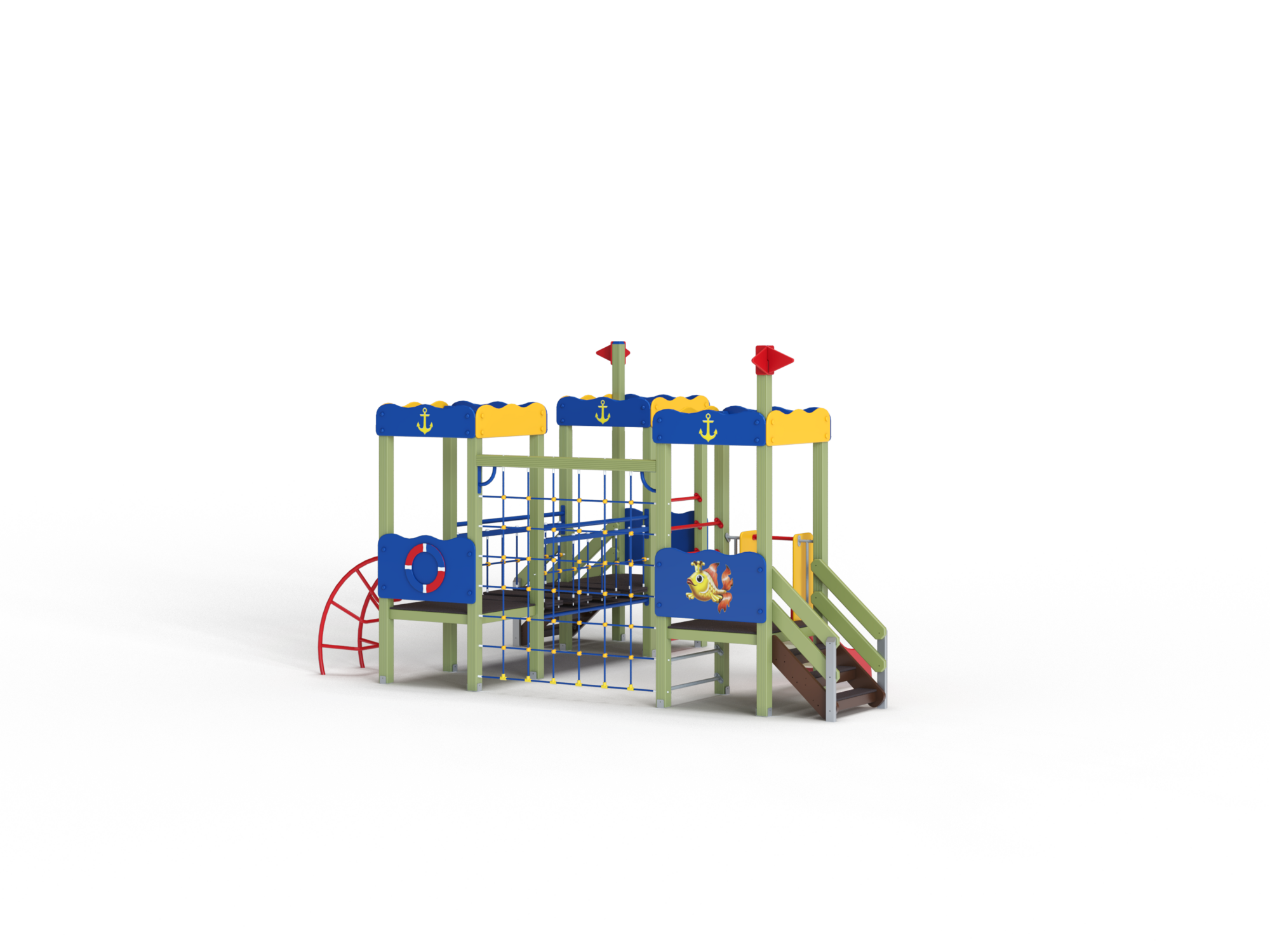 ДИК 3.12-ДЕРЕВО Детский игровой комплекс Н=700 мм