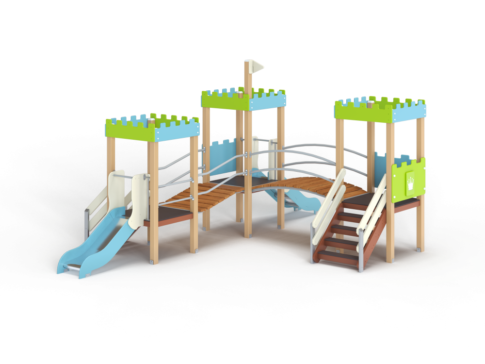 ДИК 3.175-ДПК Детский игровой комплекс Н=900 мм, Н=700 мм