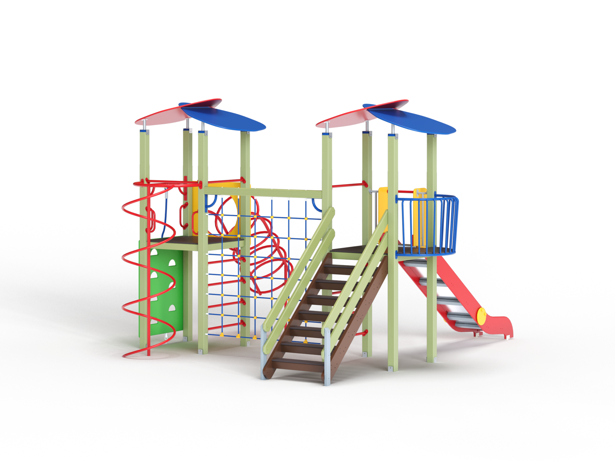 ДИК 2.104-ДЕРЕВО Детский игровой комплекс Н=1500 мм