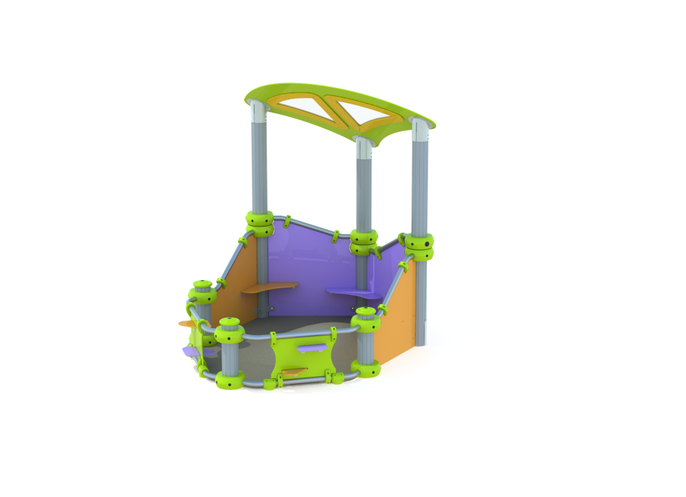 МФ 8.410.01 Песочница с 1 крышей