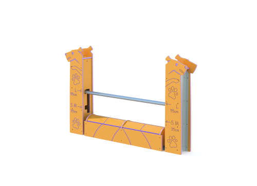 МФ 6.505.11 Стена малая для собак цинк