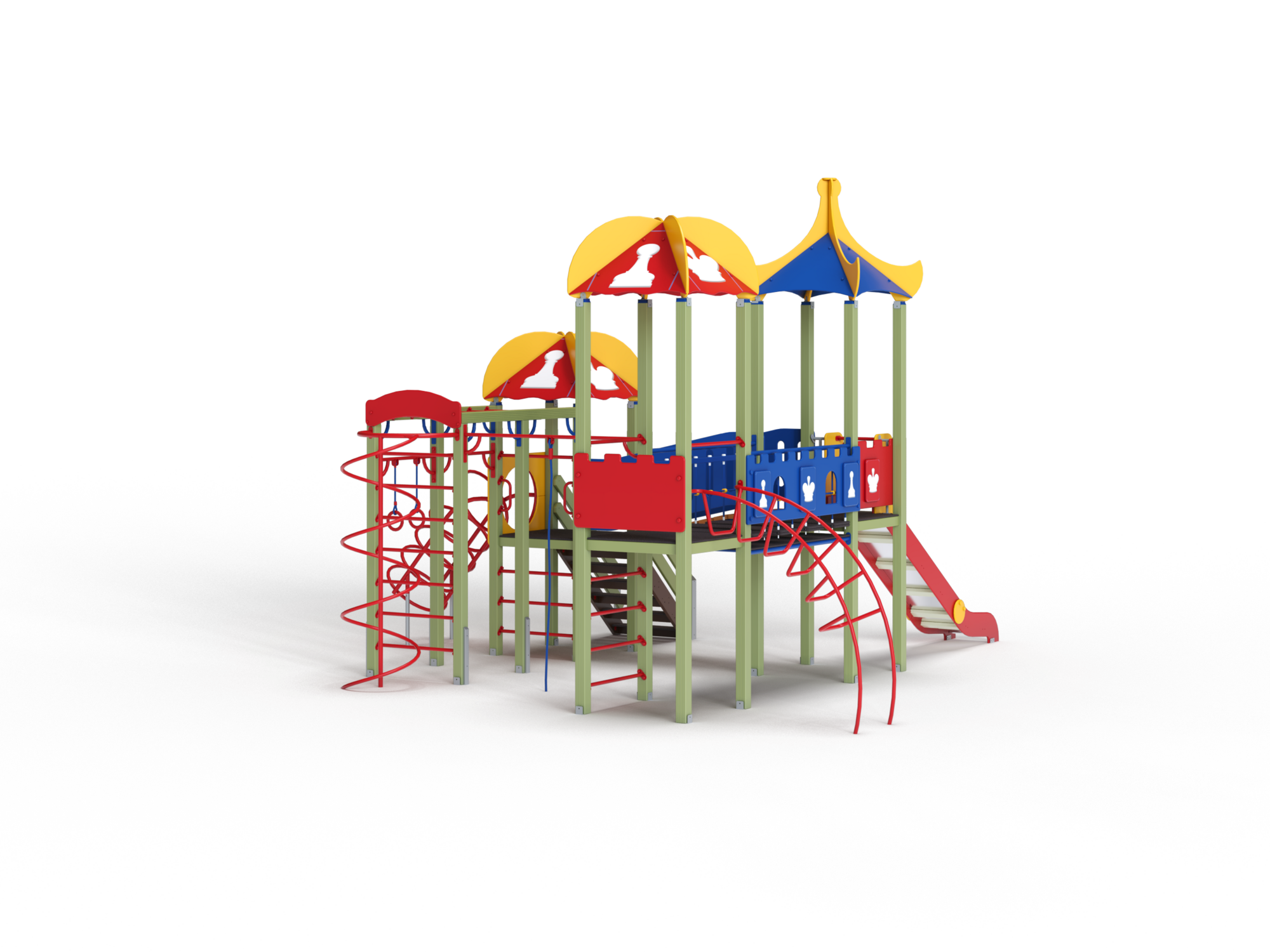 ДИК 3.214-ДЕРЕВО Детский игровой комплекс Н=1500 мм