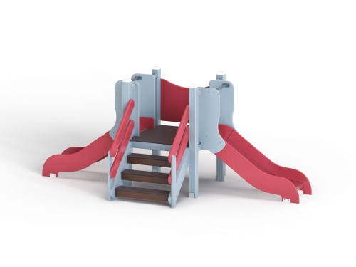 ДИО 5.02-ДЕРЕВО Горка мини двойная Н=700 мм