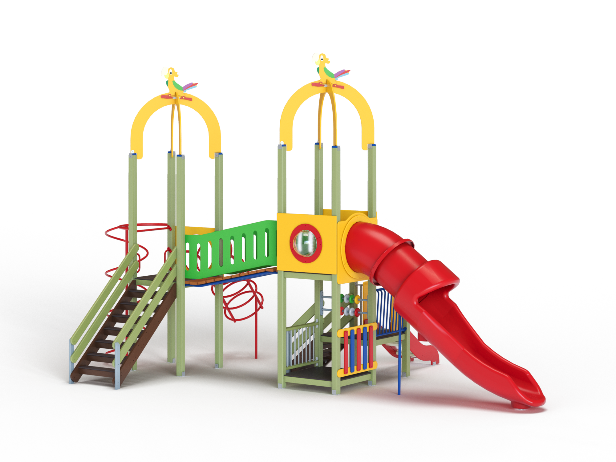 ДИК 9.023-ДЕРЕВО Детский игровой комплекс Н=700 мм, 1800 мм