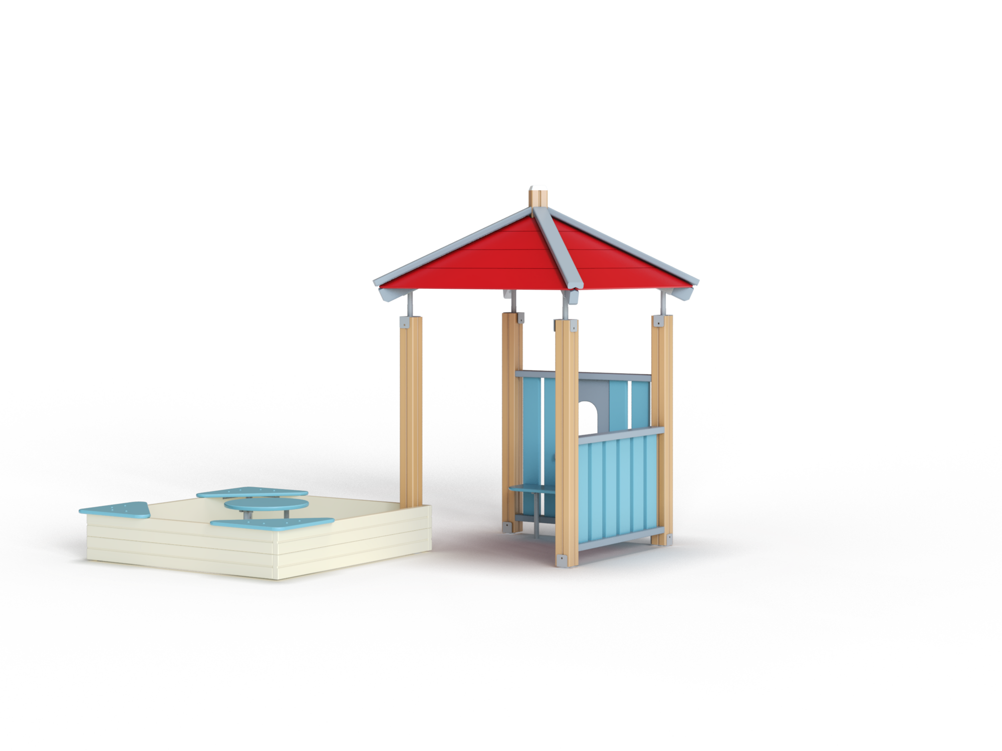МФ 5.11-В2 Домик беседка с песочницей