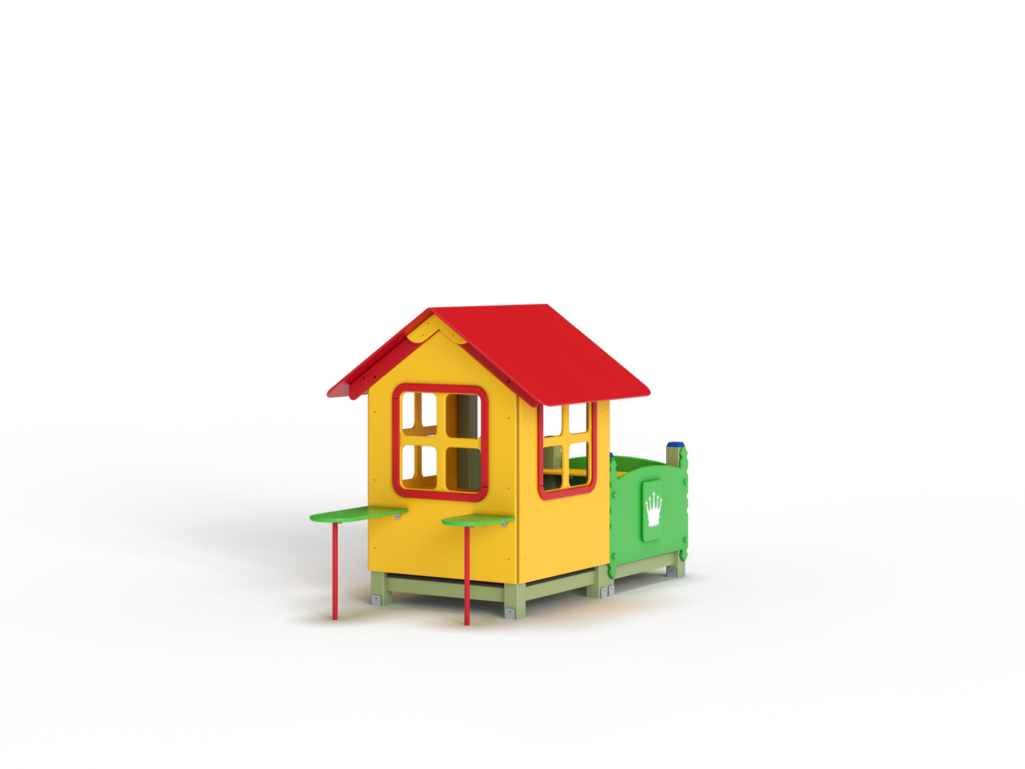 МФ 5.252-ДЕРЕВО Домик с внешними столиком и скамейкой