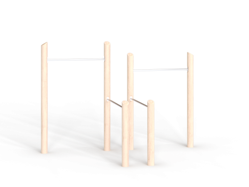 ДП 7.322 Турник на бревнах